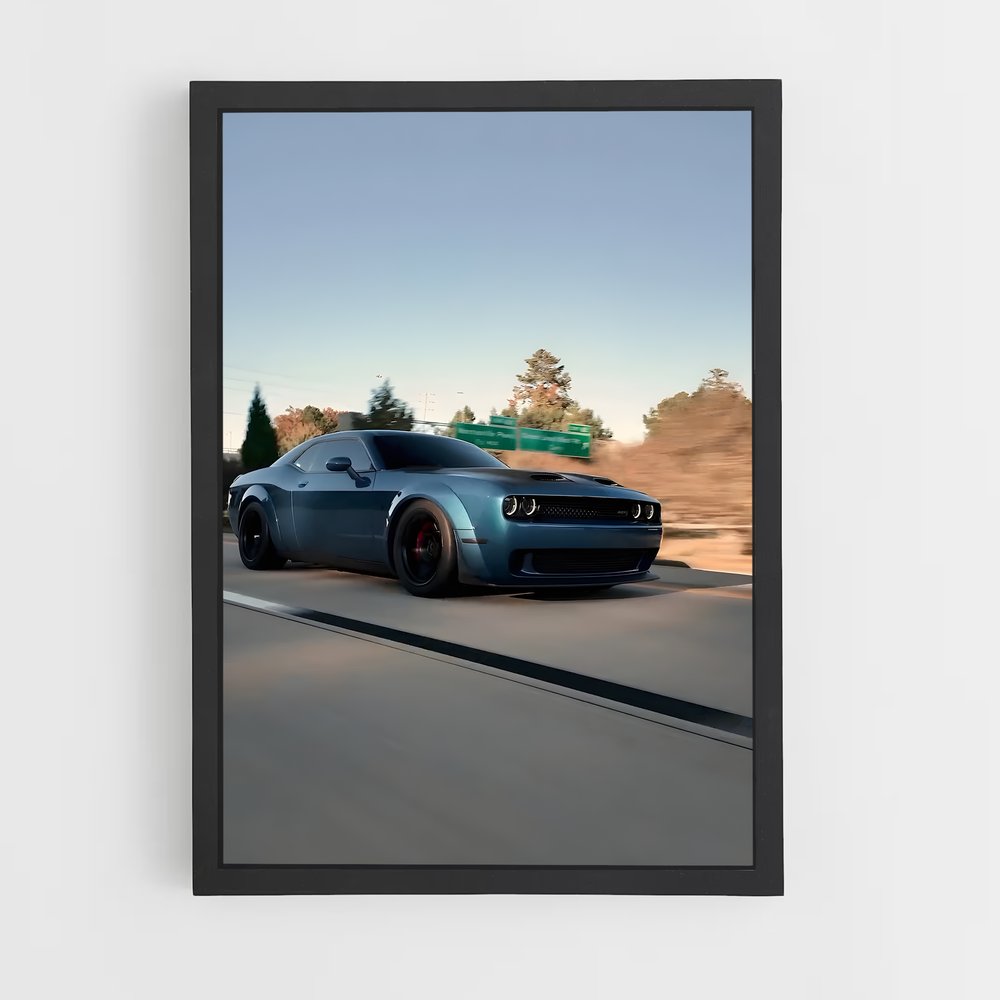 Poster Challenger srt redeye – affiche Dodge (vue 2)